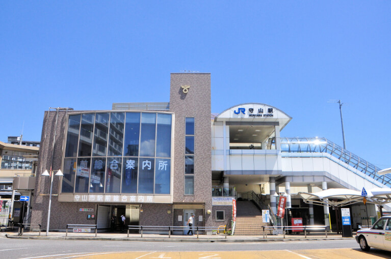 JR守山駅西口から徒歩3分の好アクセス